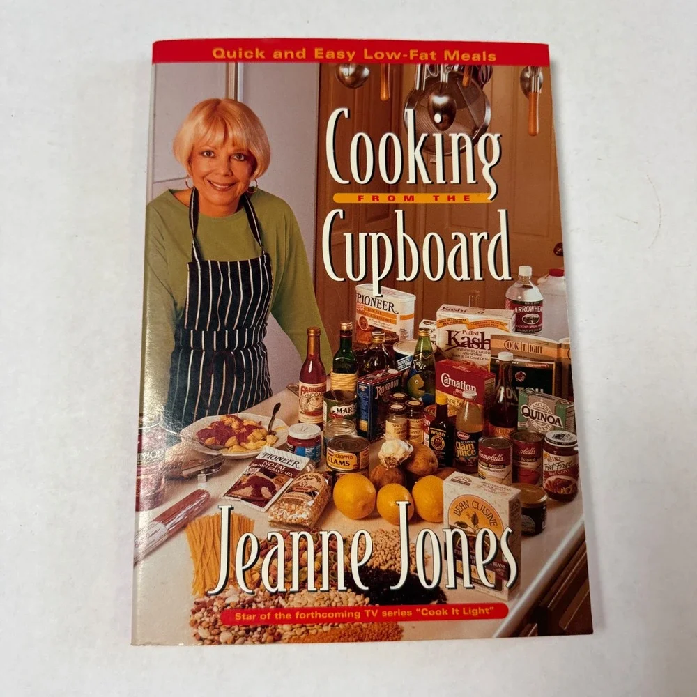 Cooking from the Cupboard Jeanne Jones Low-Fat Recipes Cookbook 1995 1st Edition